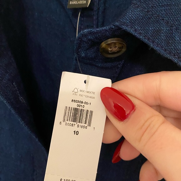 Banana Republic | Blue Romper | NWT - Picture 6 of 7